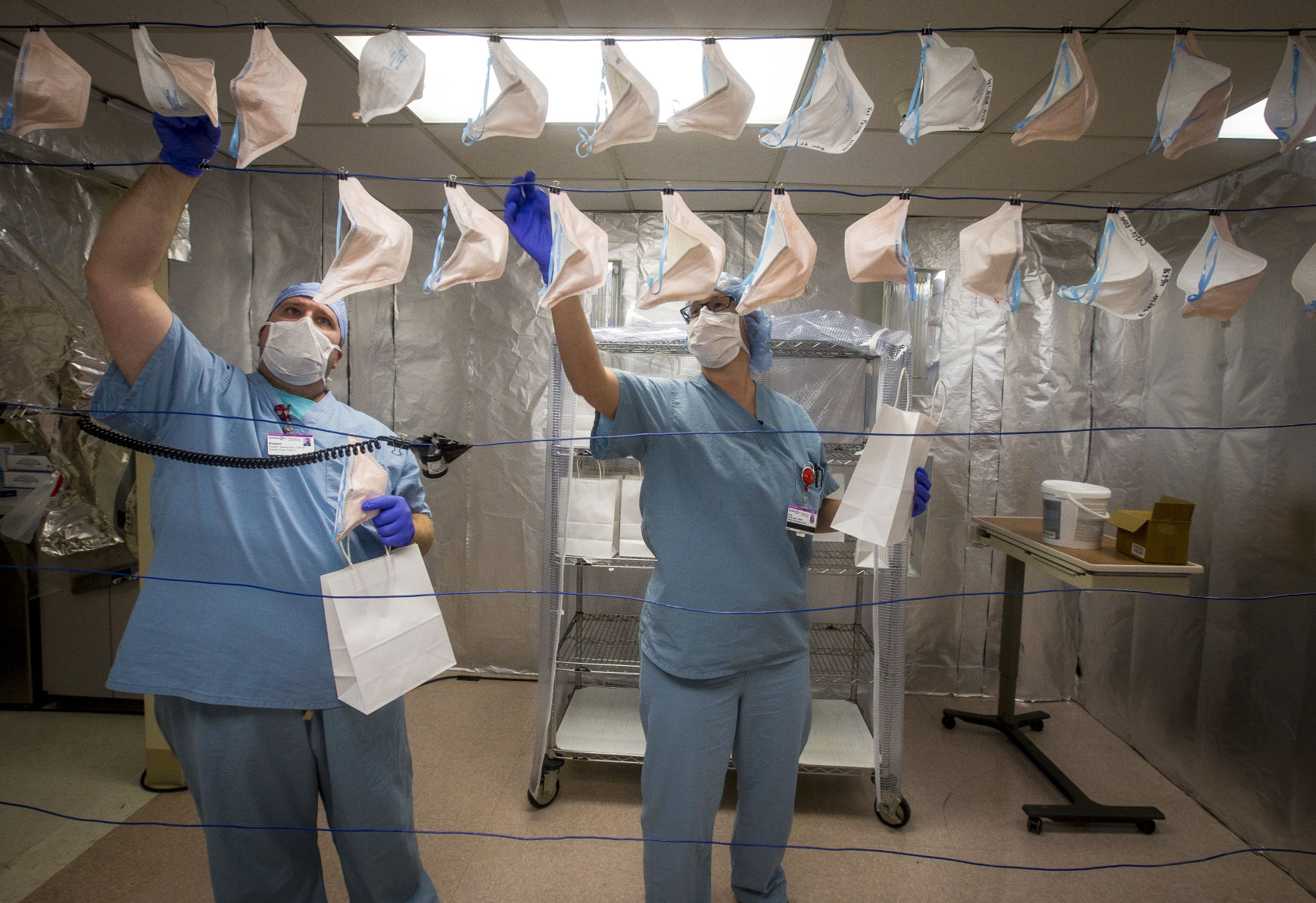 Roper Hospital decontamination room.JPG